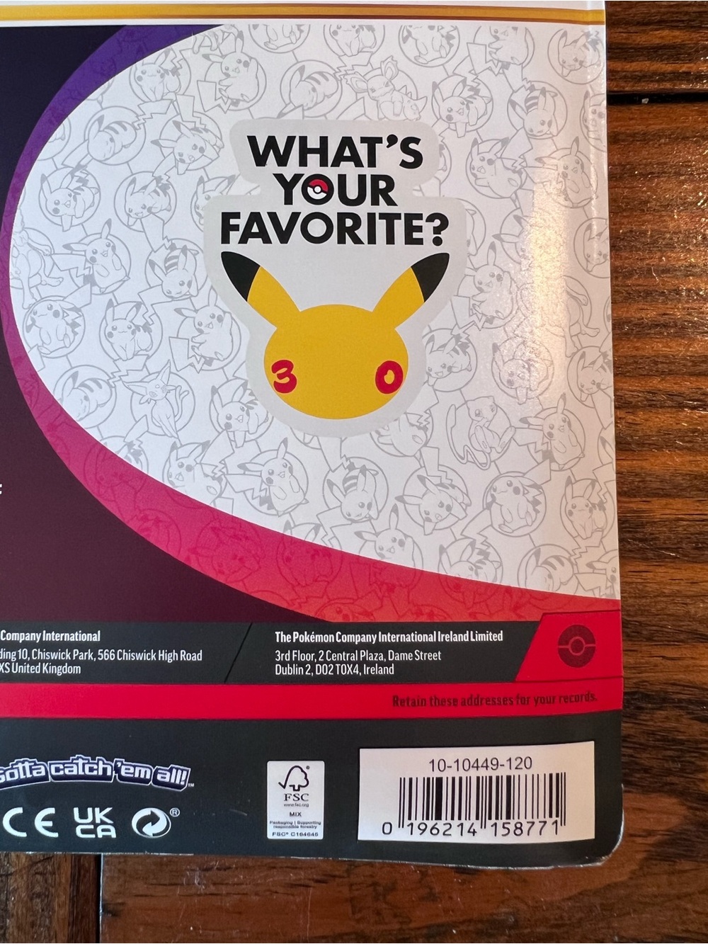 Authentic Factory Sealed Pokemon 30th Celebration Tech Sticker Collection 🌟🥳🌟🥳🌟 - Picture 3 of 4